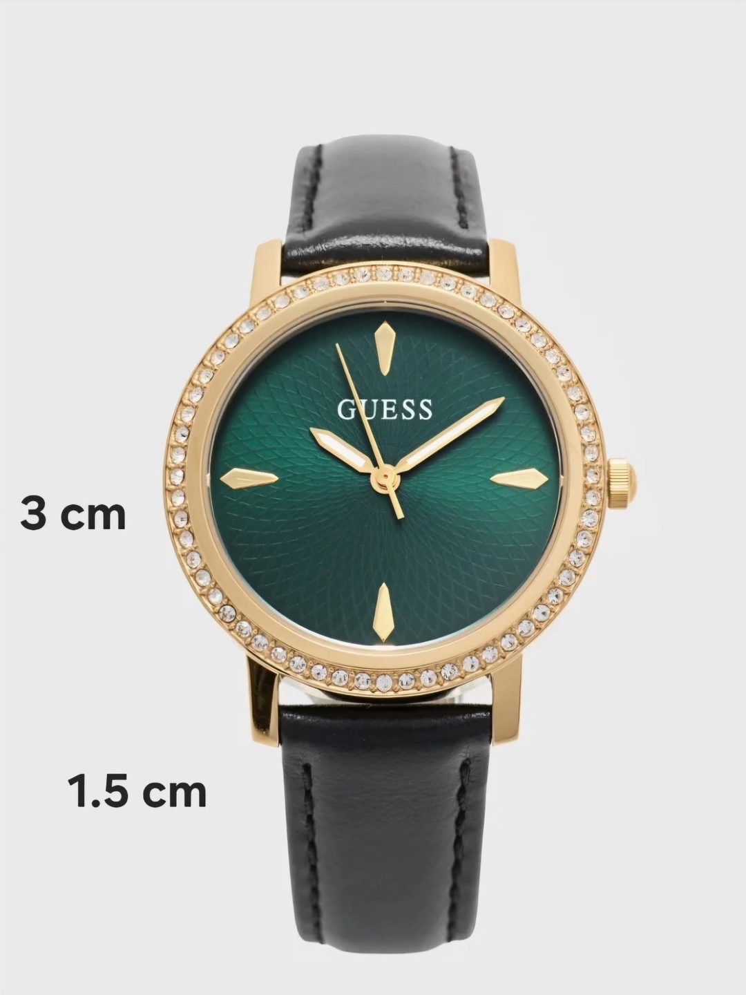 Guess Green dial watch