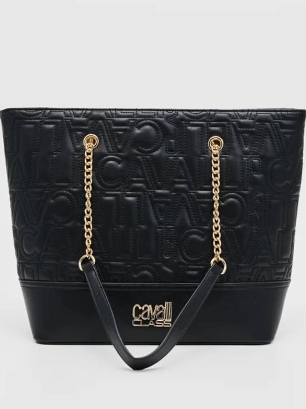 Cavalli Class Cabas, black / beige