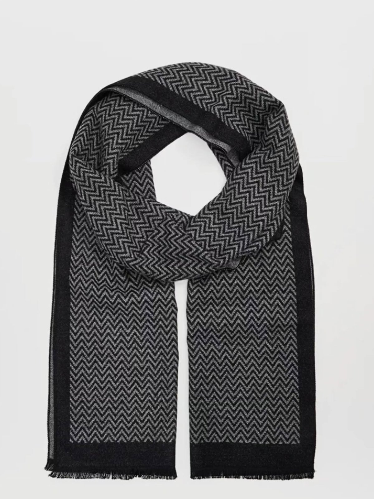Bugatti Men's scarf, grey