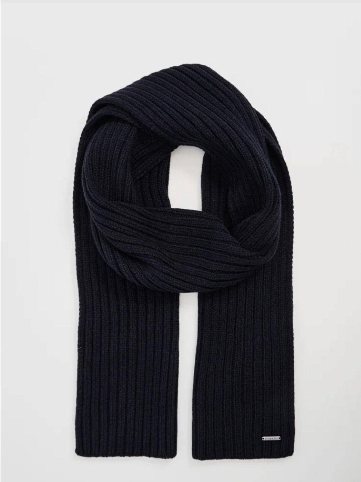 Bugatti Men's winter scarf, navy