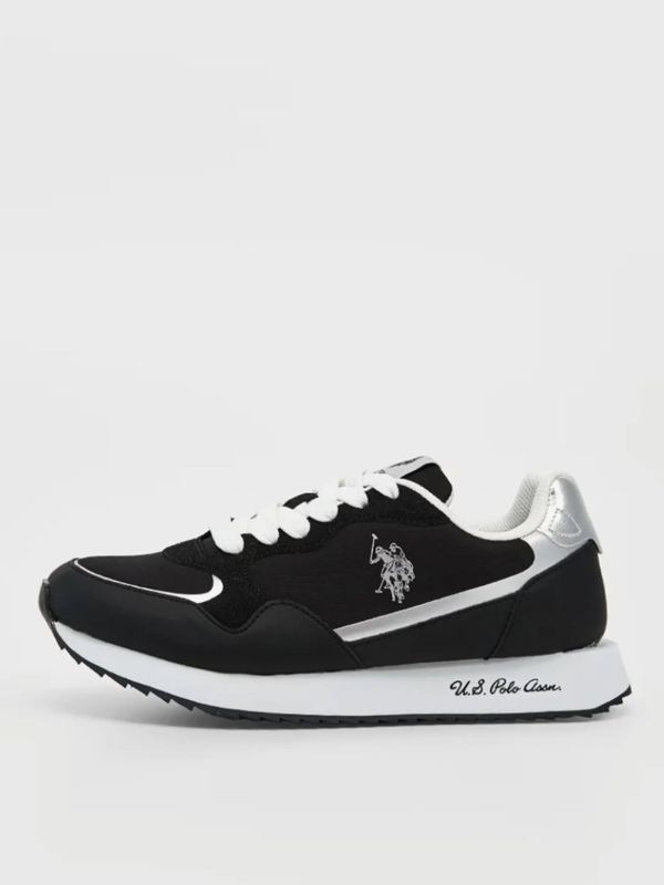 U.S. Polo Assn. Sneakers, black & silver
